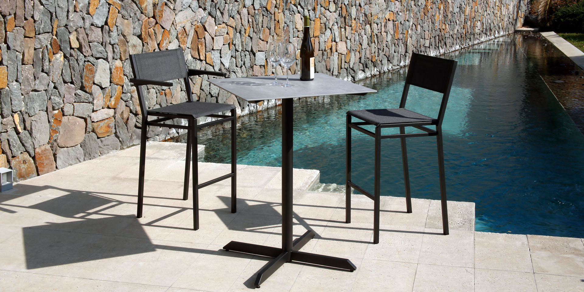 Equinox High Dining High Dining Chair - Powder coated