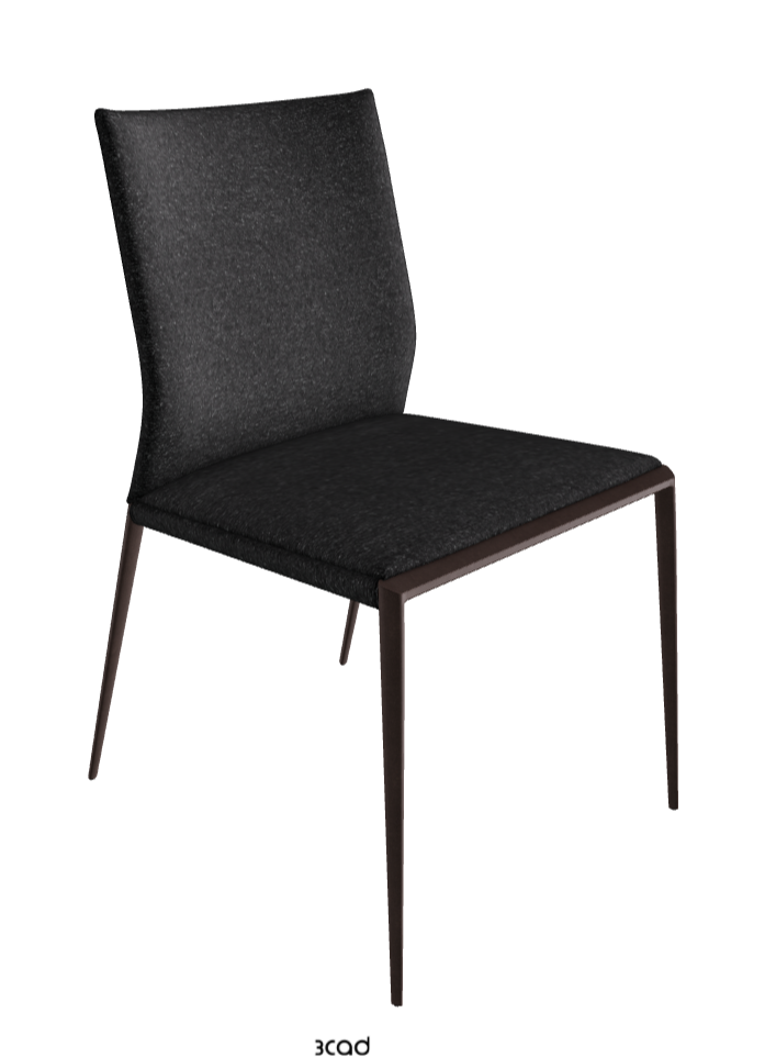 Eva Dining Chair_Bronze Embossed_Fabric_B246
