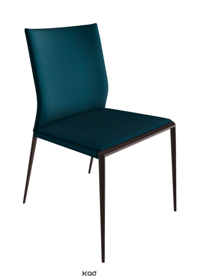 Eva Dining Chair_Bronze Embossed_Fabric_B928