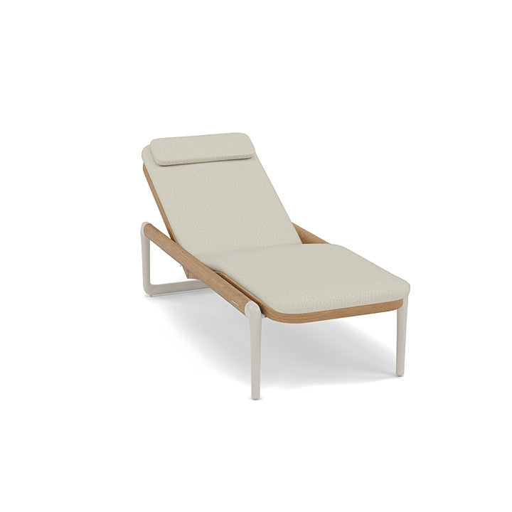 Manutti Flows Sun Lounger – Teak