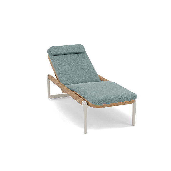 Manutti Flows Sun Lounger – Teak