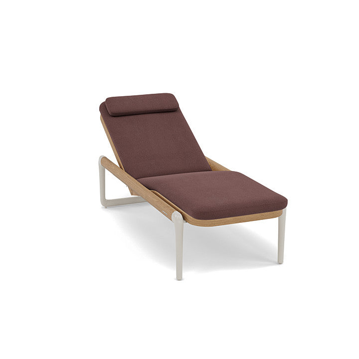 Manutti Flows Sun Lounger – Teak