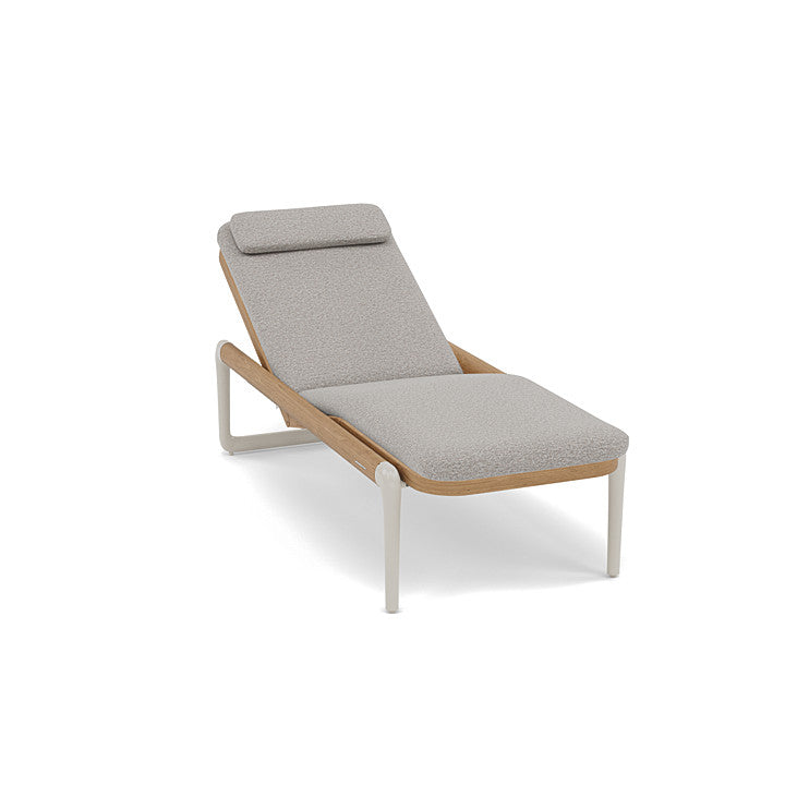 Manutti Flows Sun Lounger – Teak