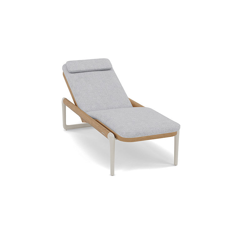 Manutti Flows Sun Lounger – Teak