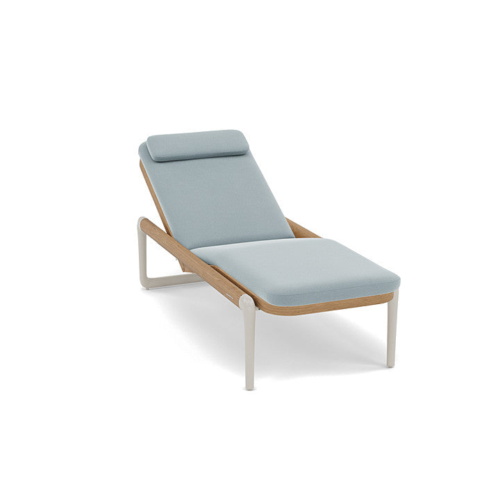 Manutti Flows Sun Lounger – Teak