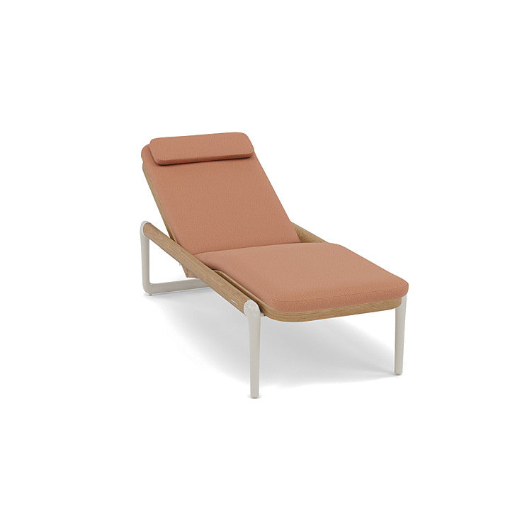Manutti Flows Sun Lounger – Teak