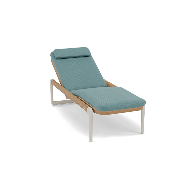 Manutti Flows Sun Lounger – Teak