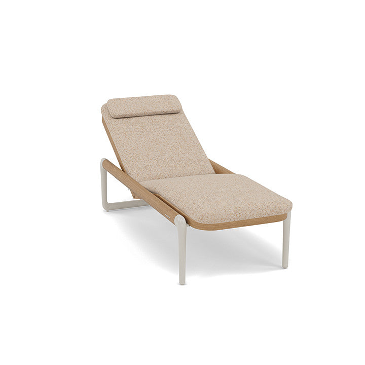 Manutti Flows Sun Lounger – Teak