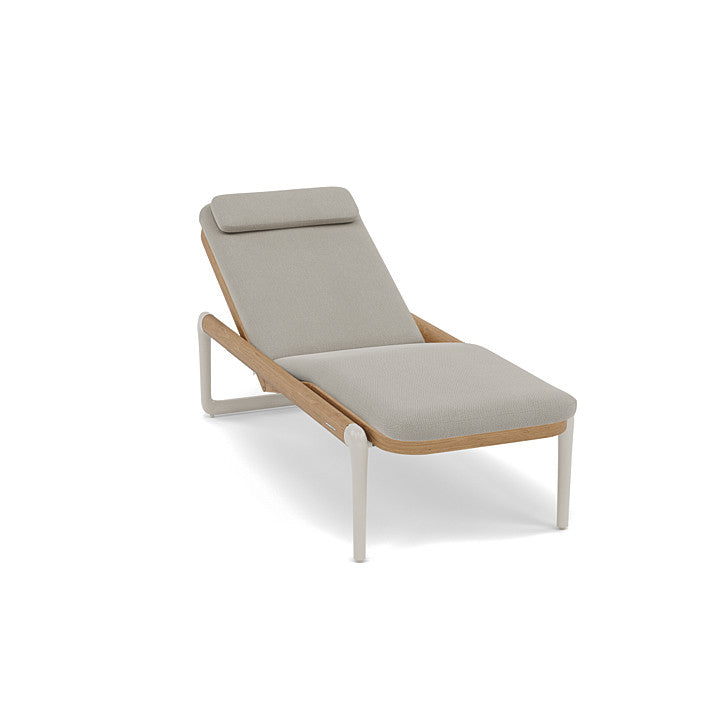 Manutti Flows Sun Lounger – Teak