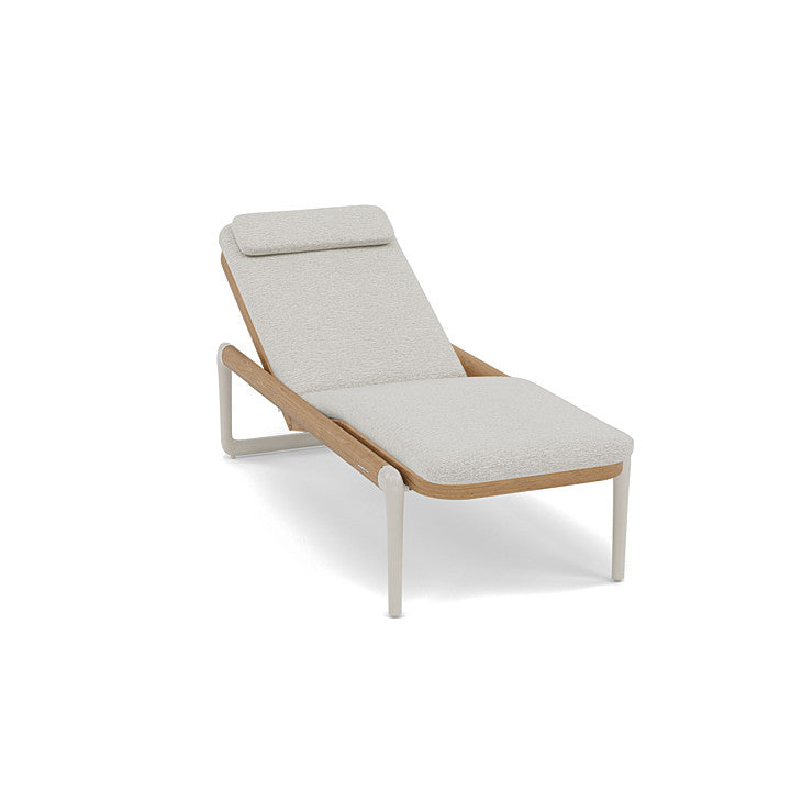 Manutti Flows Sun Lounger – Teak