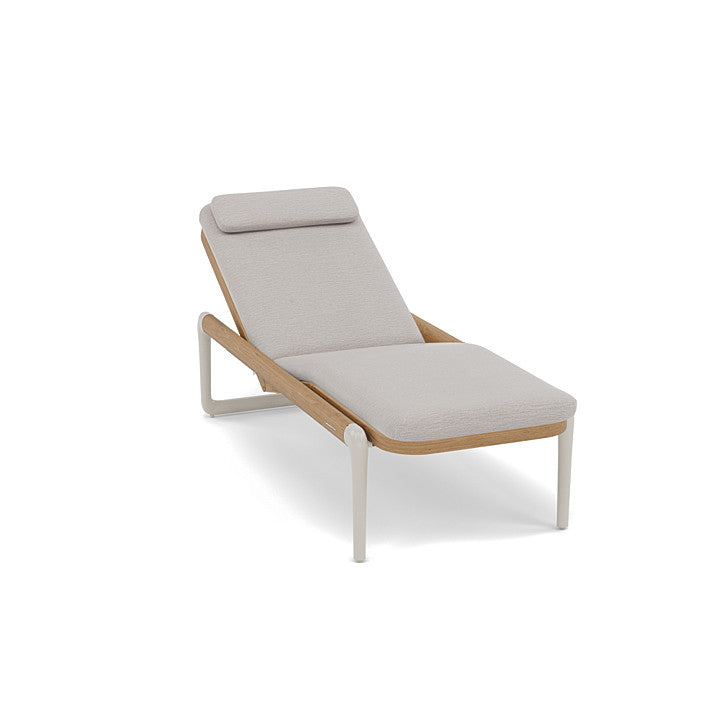 Manutti Flows Sun Lounger – Teak