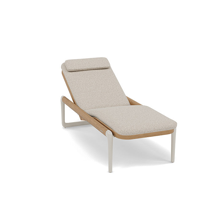 Manutti Flows Sun Lounger – Teak