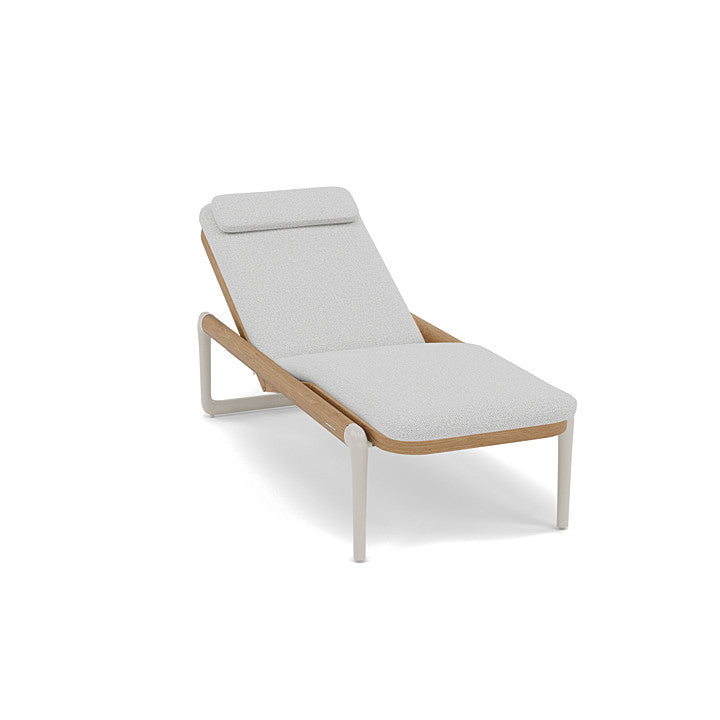 Manutti Flows Sun Lounger – Teak