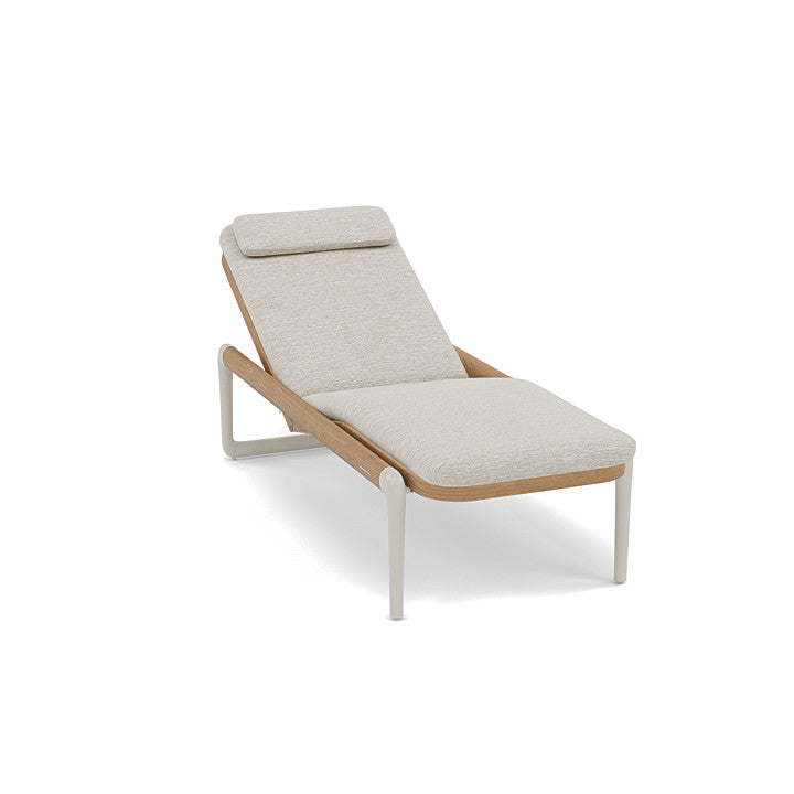 Manutti Flows Sun Lounger – Teak
