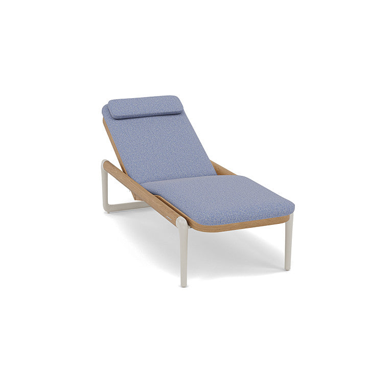 Manutti Flows Sun Lounger – Teak