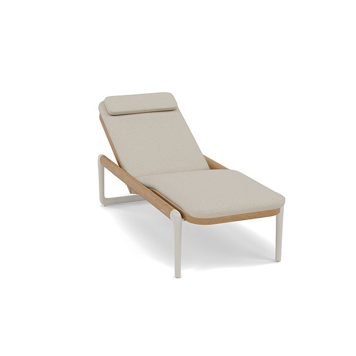 Manutti Flows Sun Lounger – Teak