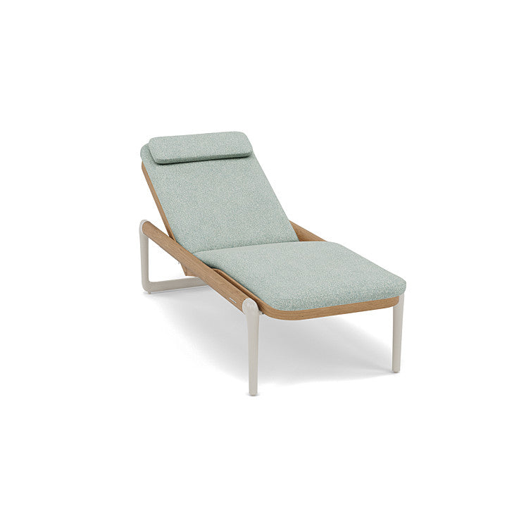 Manutti Flows Sun Lounger – Teak