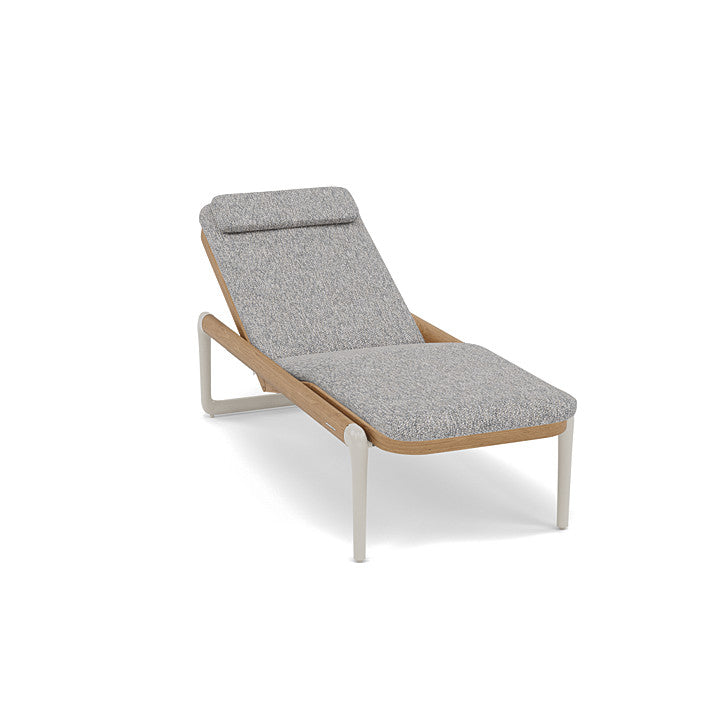 Manutti Flows Sun Lounger – Teak
