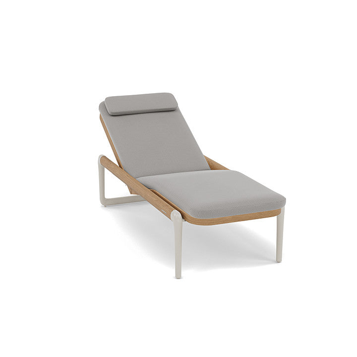 Manutti Flows Sun Lounger – Teak