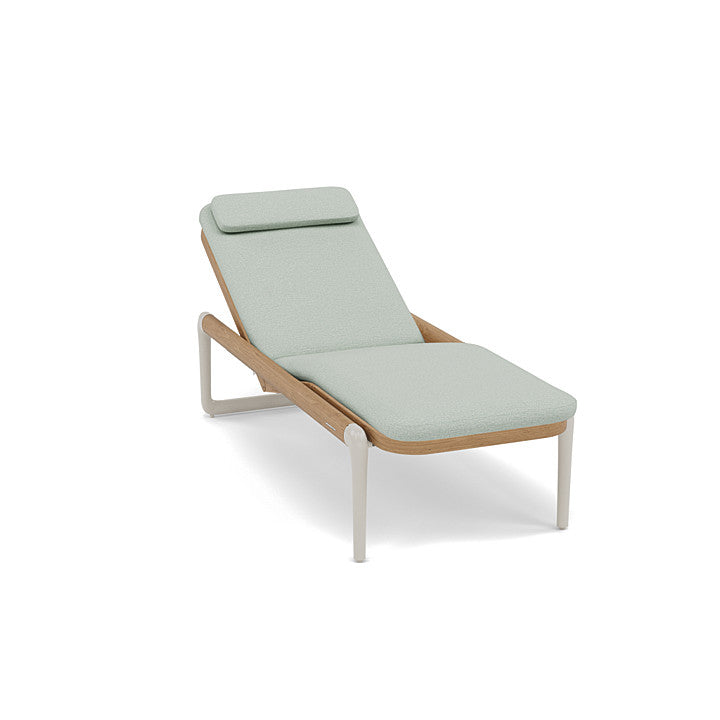 Manutti Flows Sun Lounger – Teak