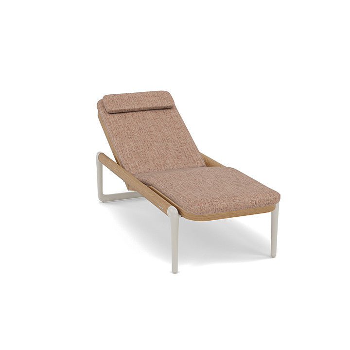 Manutti Flows Sun Lounger – Teak