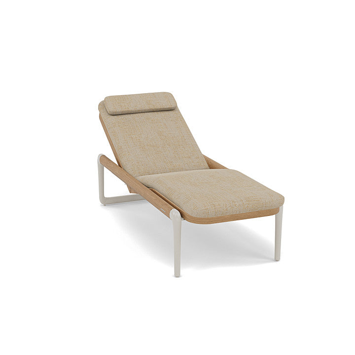 Manutti Flows Sun Lounger – Teak