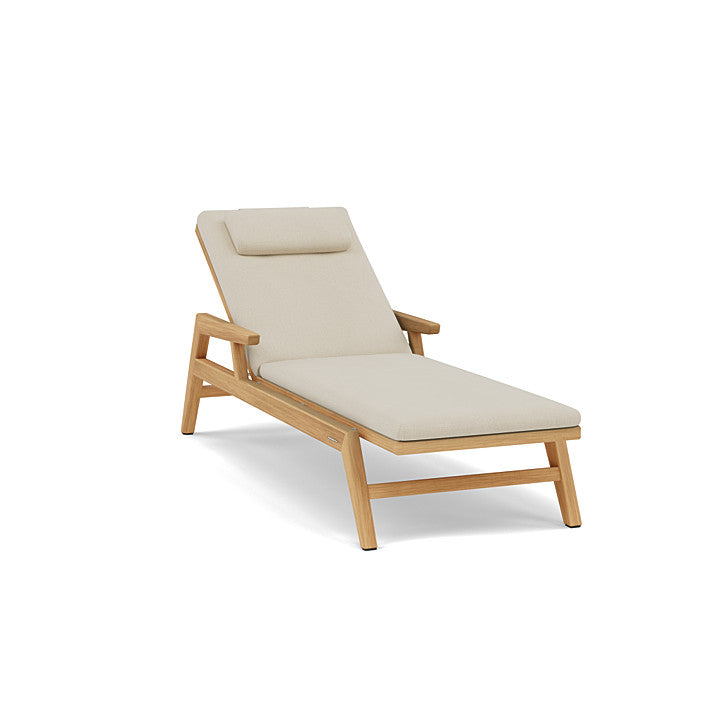 Manutti Sunrise Sun Lounger with armrest