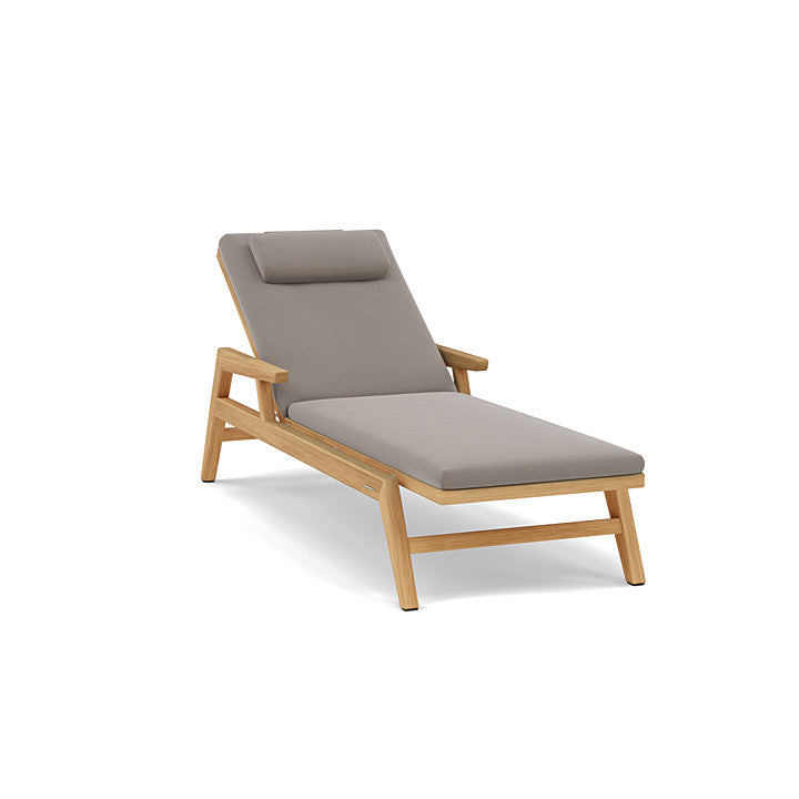 Manutti Sunrise Sun Lounger with armrest