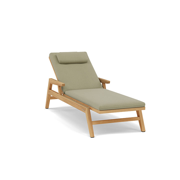 Manutti Sunrise Sun Lounger with armrest