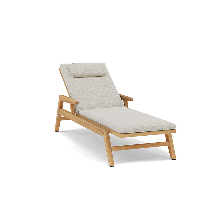 Manutti Sunrise Sun Lounger with armrest