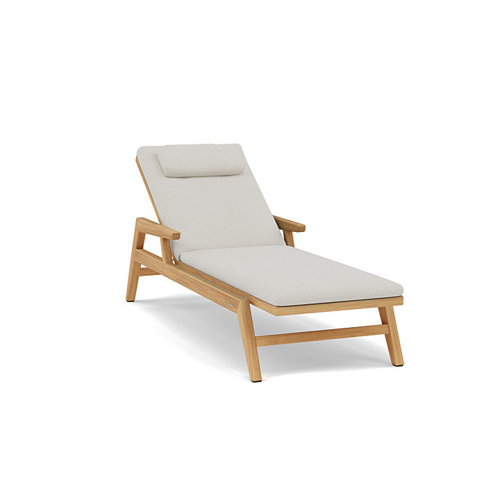 Manutti Sunrise Sun Lounger with armrest