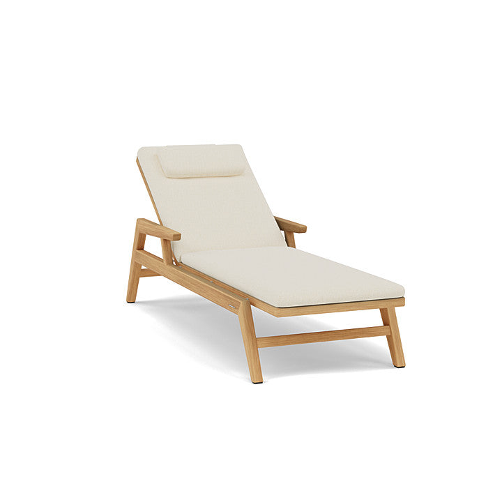 Manutti Sunrise Sun Lounger with armrest