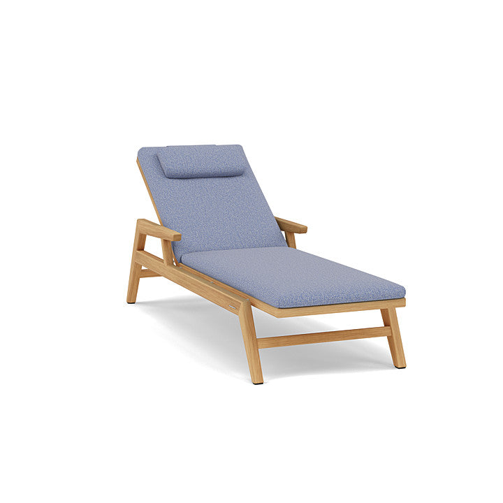 Manutti Sunrise Sun Lounger with armrest