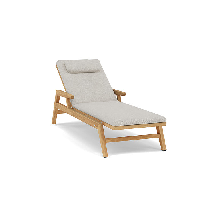 Manutti Sunrise Sun Lounger with armrest