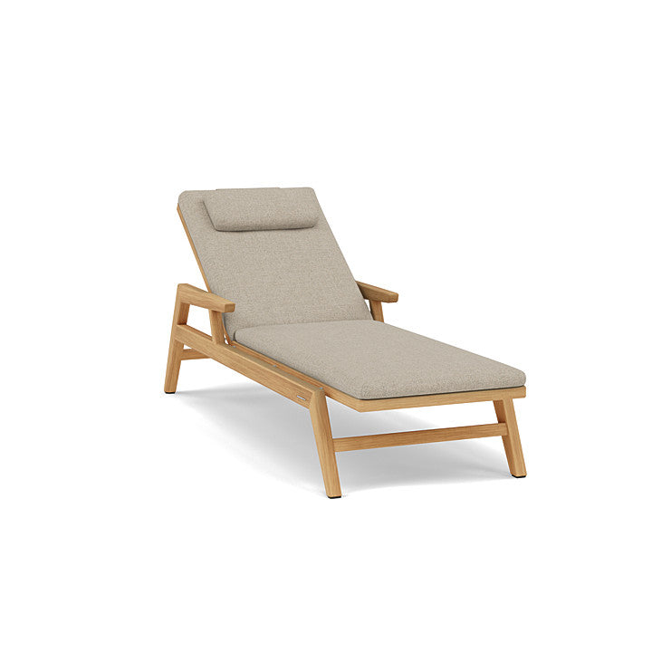 Manutti Sunrise Sun Lounger With Armrest