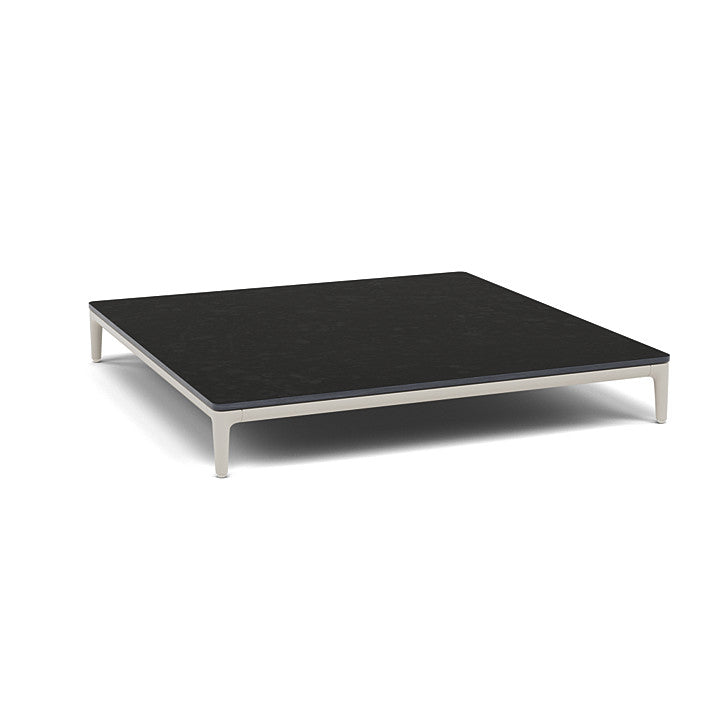 Manutti Zendo Sense Square Coffee Table with 96 cm Width & Depth and 15 cm Height