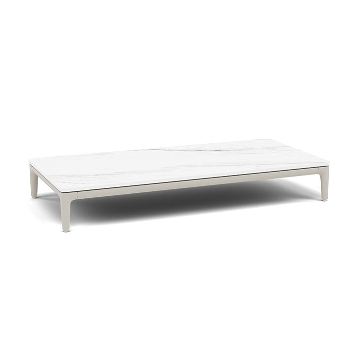 Manutti Zendo Sense Small Rectangular Coffee Table with 96 cm Width, 46 cm Depth & 15 cm Height