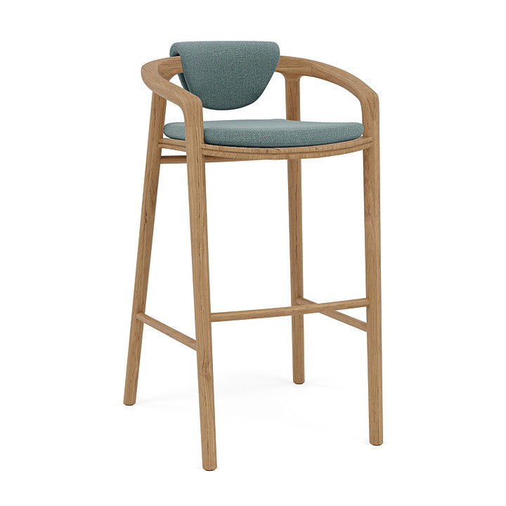 Manutti Solid Barstool With Back