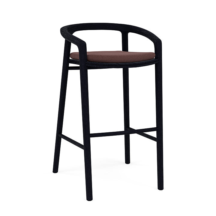 Manutti Solid Barstool With Back