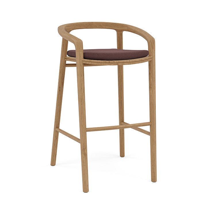 Manutti Solid Barstool With Back