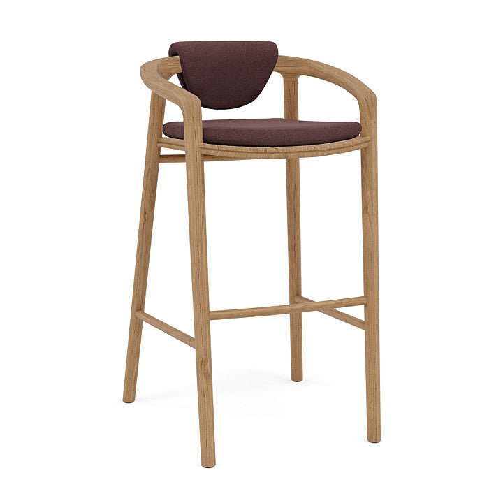 Manutti Solid Barstool With Back