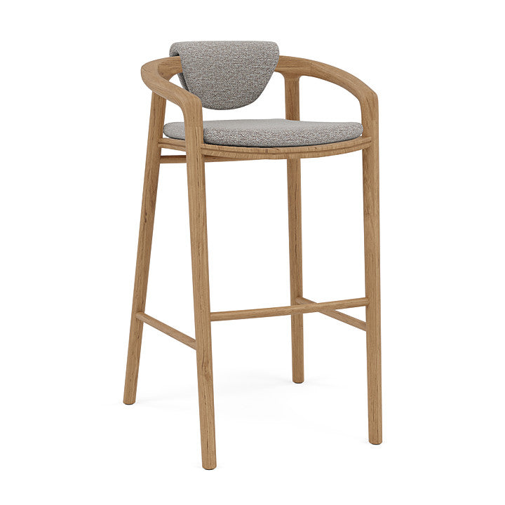 Manutti Solid Barstool With Back