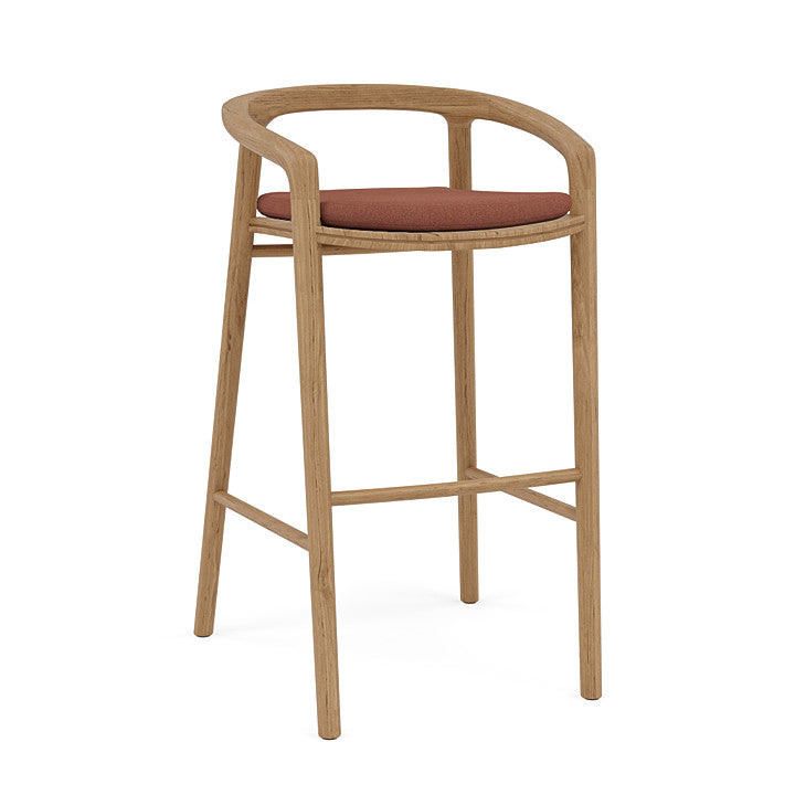 Manutti Solid Barstool With Back