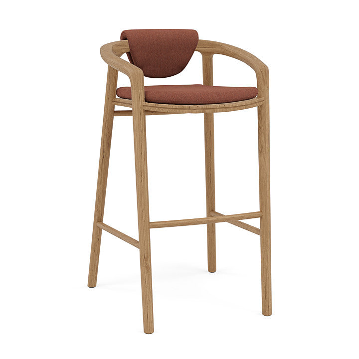 Manutti Solid Barstool With Back