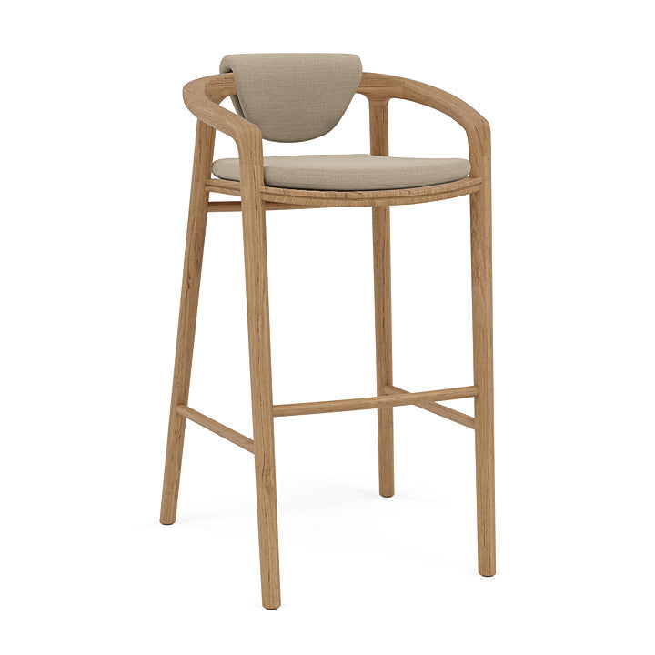 Manutti Solid Barstool With Back