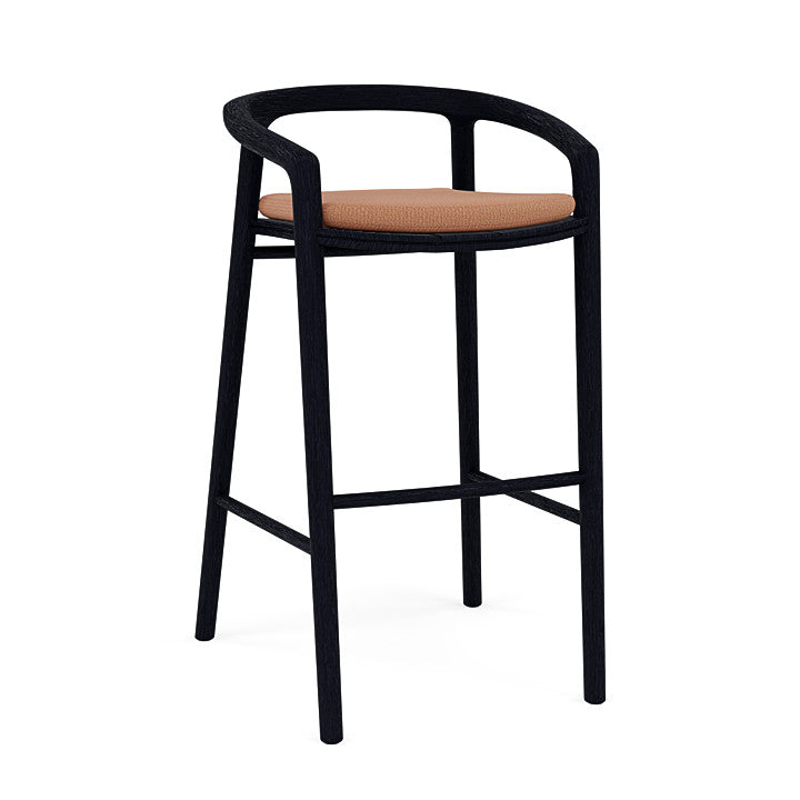 Manutti Solid Barstool With Back