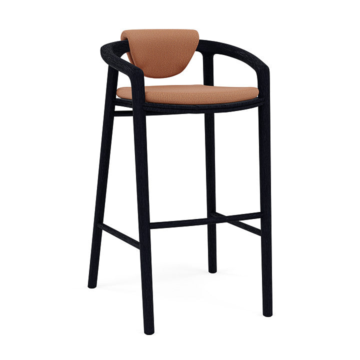 Manutti Solid Barstool With Back