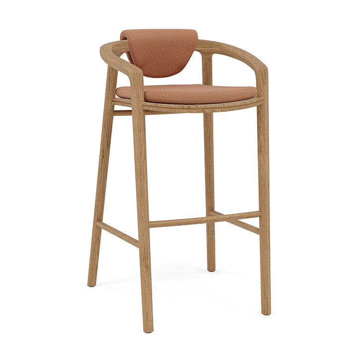 Manutti Solid Barstool With Back