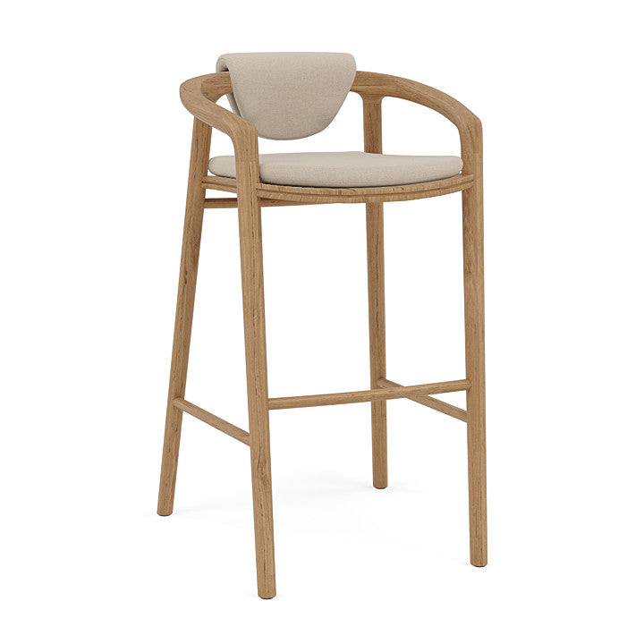 Manutti Solid Barstool With Back