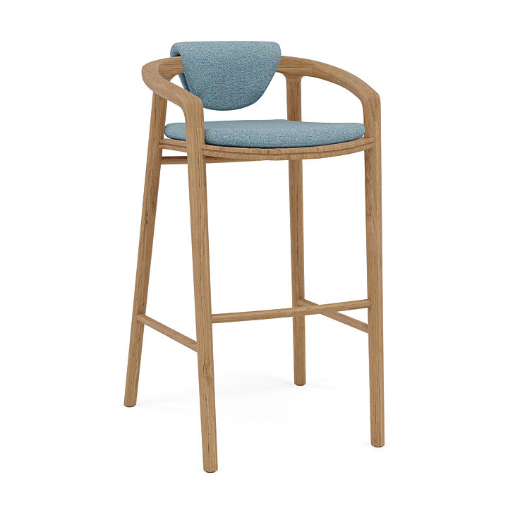 Manutti Solid Barstool With Back